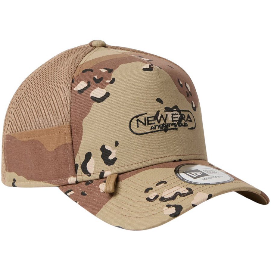 NEW ERA 9FORTY A-Frame Angler Club デザートカモ メッシュキャップ 右斜め 15125118