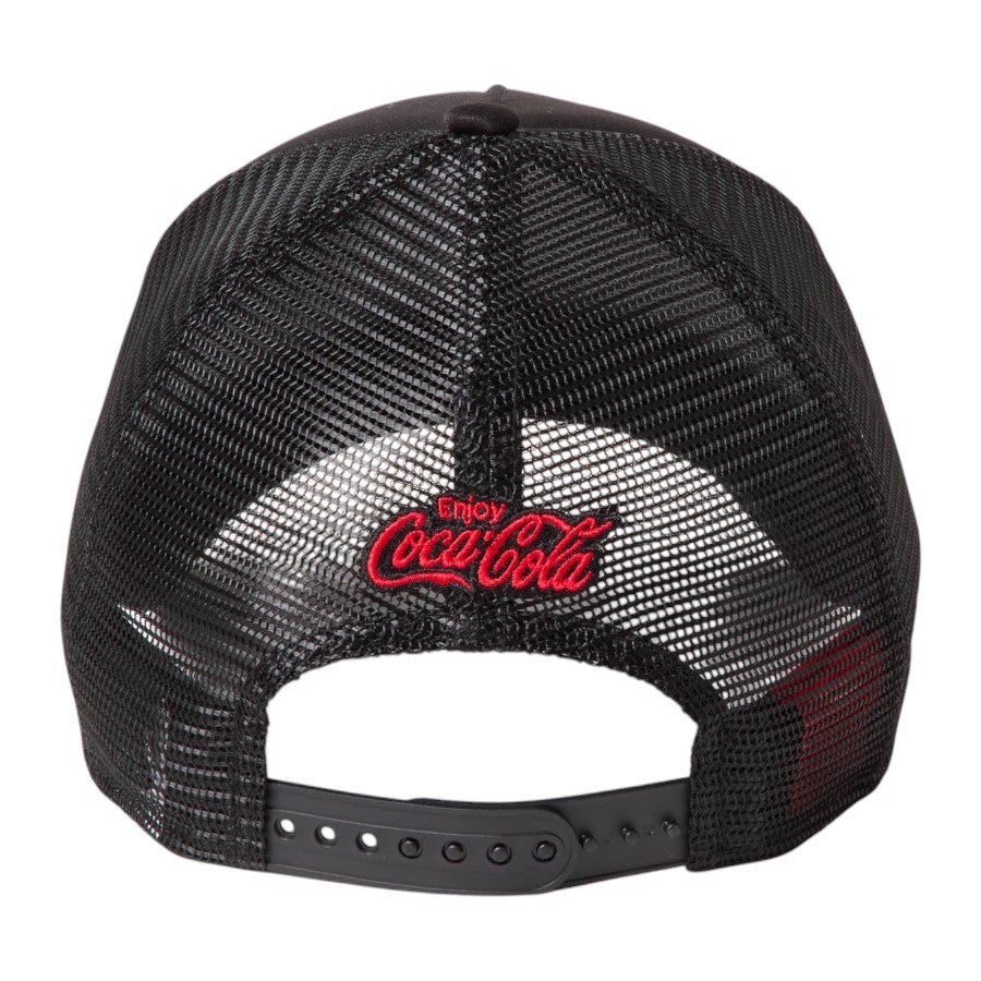 NEW ERA 9FORTY A-Frame Coca-Cola コカ･コーラ メッシュキャップ ブラック 背面ロゴ刺繍 15156434