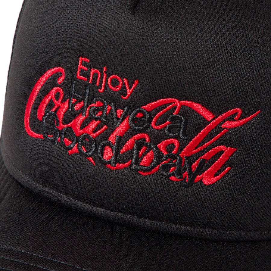 NEW ERA 9FORTY A-Frame Coca-Cola コカ･コーラ メッシュキャップ ブラック フロントロゴ詳細 15156434