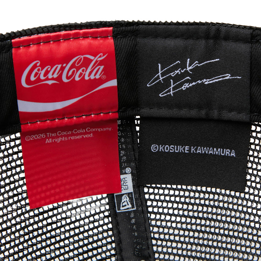 NEW ERA 9FORTY A-Frame Coca-Cola コカ･コーラ メッシュキャップ ブラック Coca-Cola 河村康輔 内側タグ 15156434