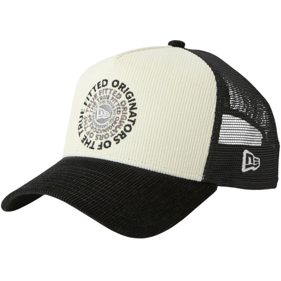 NEW ERA 9FORTY A-Frame Corduroy OOTTF ブラック/クローム 左斜め 15137090