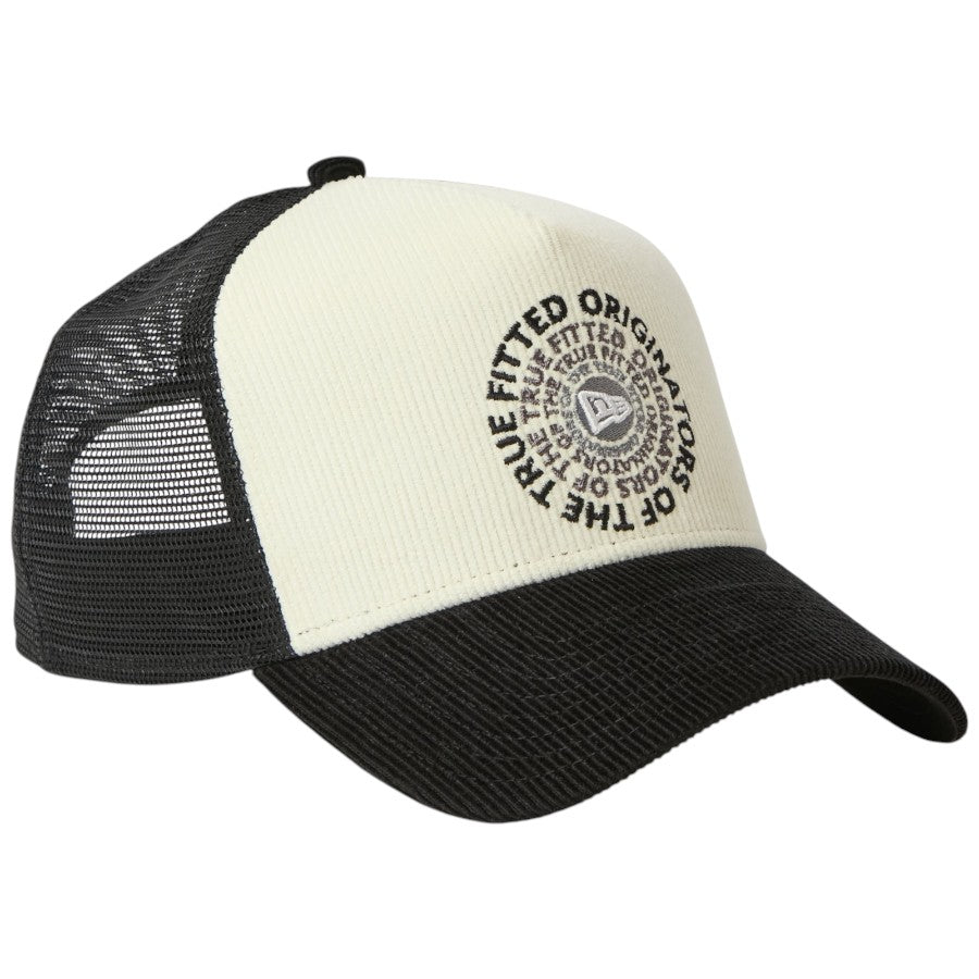 NEW ERA 9FORTY A-Frame Corduroy OOTTF ブラック/クローム 右斜め 15137090