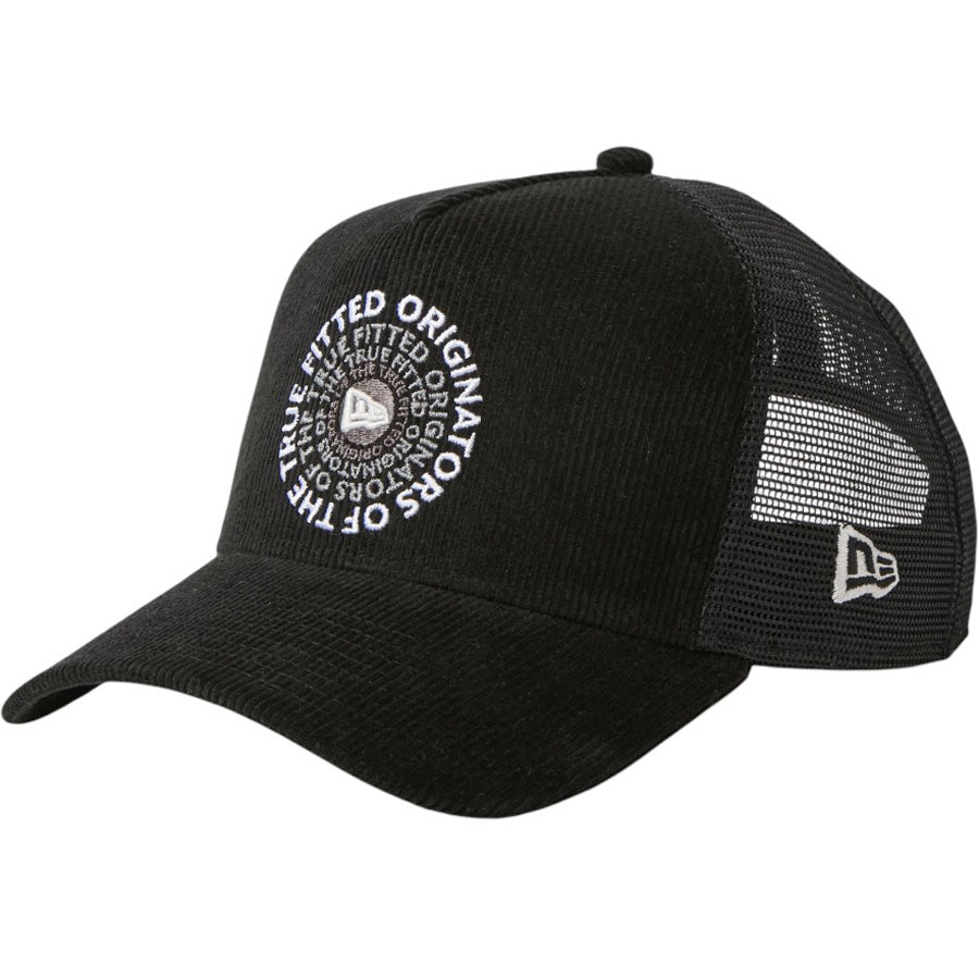 NEW ERA 9FORTY A-Frame Corduroy OOTTF ブラック 左斜め 15137091