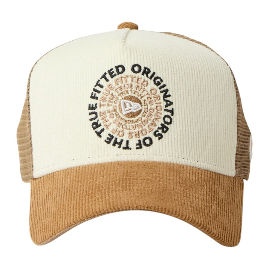 NEW ERA 9FORTY A-Frame Corduroy OOTTF ウィート/クローム 正面 15137088