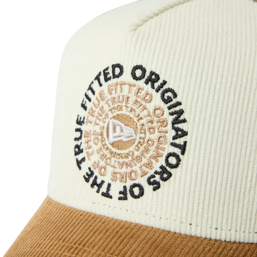 NEW ERA 9FORTY A-Frame Corduroy OOTTF ウィート/クローム フロントロゴ詳細 15137088