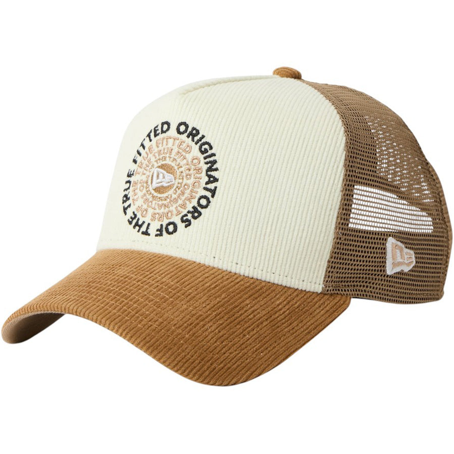 NEW ERA 9FORTY A-Frame Corduroy OOTTF ウィート/クローム 左斜め 15137088
