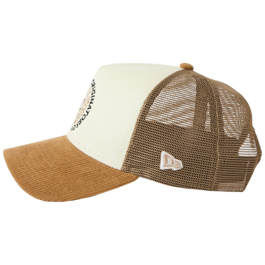 NEW ERA 9FORTY A-Frame Corduroy OOTTF ウィート/クローム NEフラッグロゴ刺繍 15137088