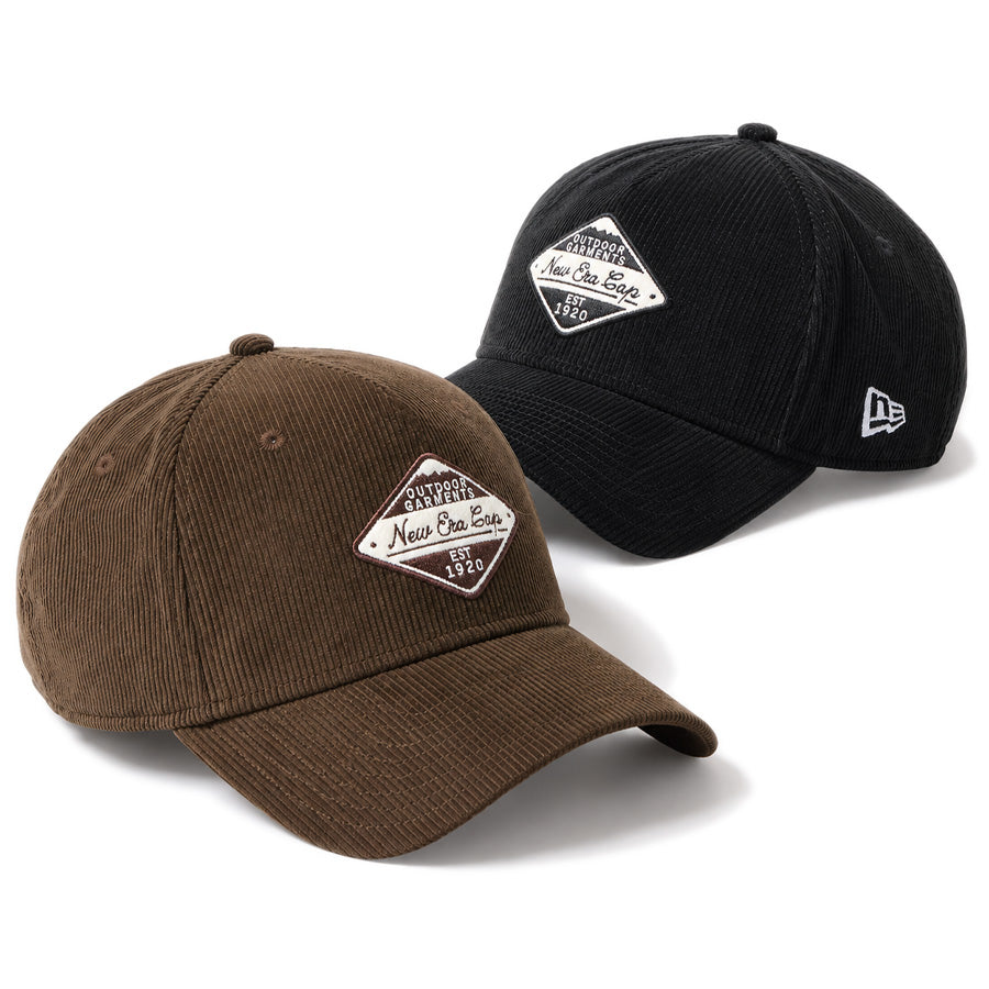 NEW ERA 9FORTY A-Frame Corduroy アウトドア キャップ ブラック ウォルナット 2カラー 15125126 15125125