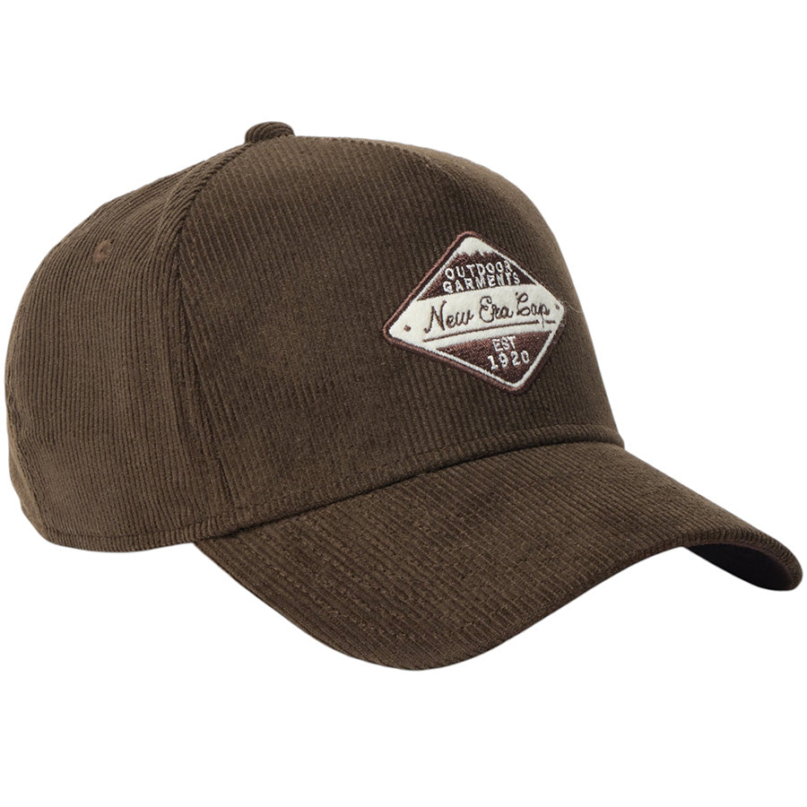 NEW ERA 9FORTY A-Frame Corduroy アウトドア キャップ ウォルナット 右斜め 15125125