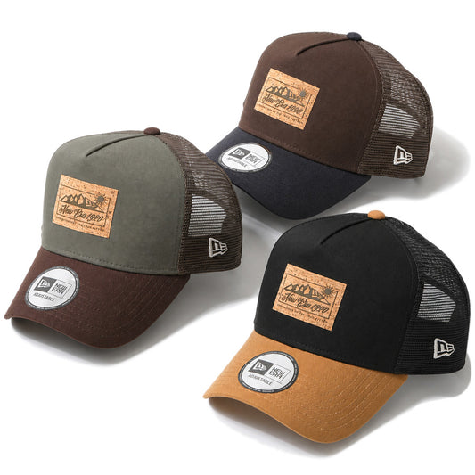 NEW ERA 9FORTY A-Frame Cork Patch コルクパッチ キャップ 3カラー比較