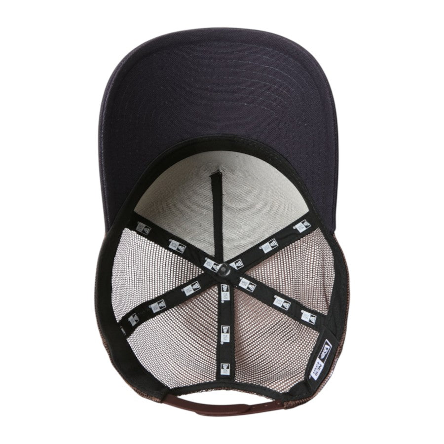 NEW ERA 9FORTY A-Frame Cork Patch バーントウッド/ネイビー 裏側 15125116
