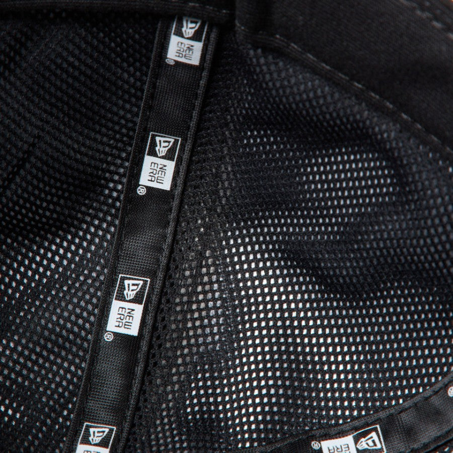 NEW ERA 9FORTY A-Frame GORE-TEX 2L TPU キャップ ブラック 裏側 メッシュ地詳細 15125121