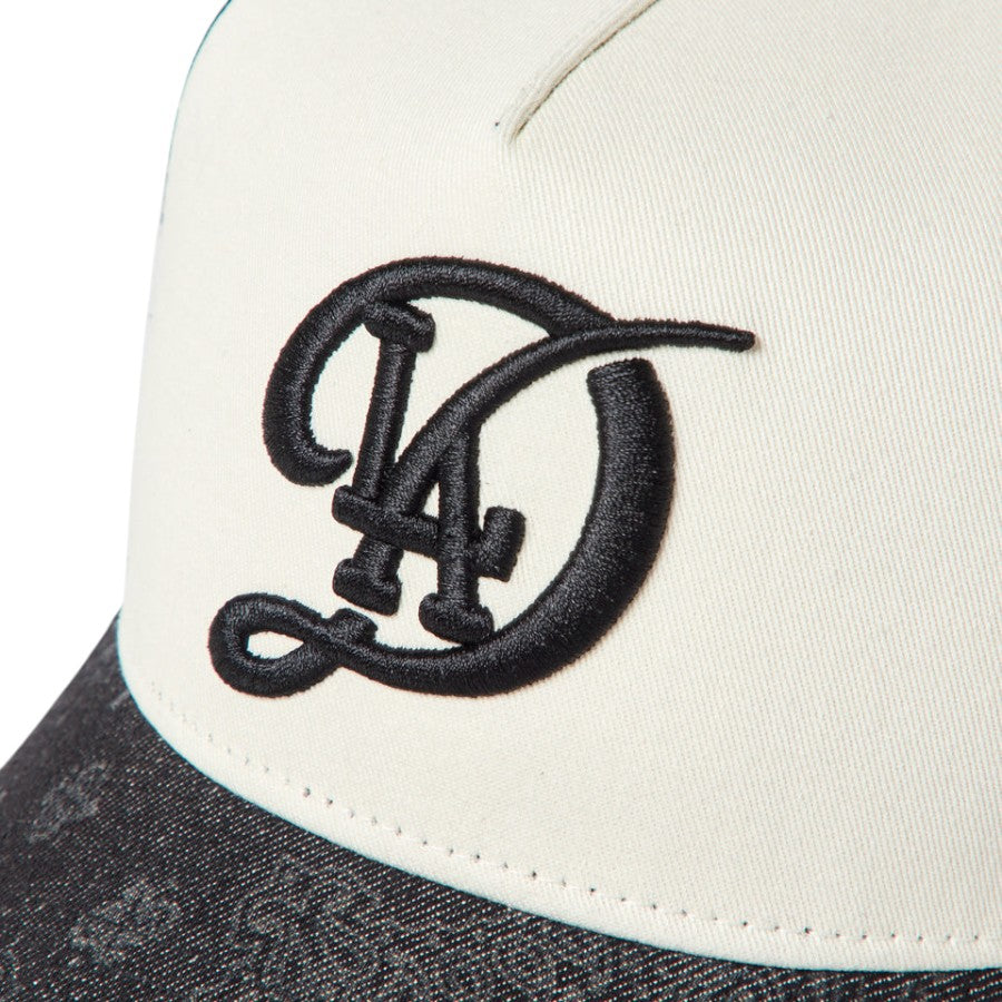 NEW ERA 9FORTY A-Frame Laser Burn Out Denim ドジャース シティーコネクトロゴ詳細 15137100