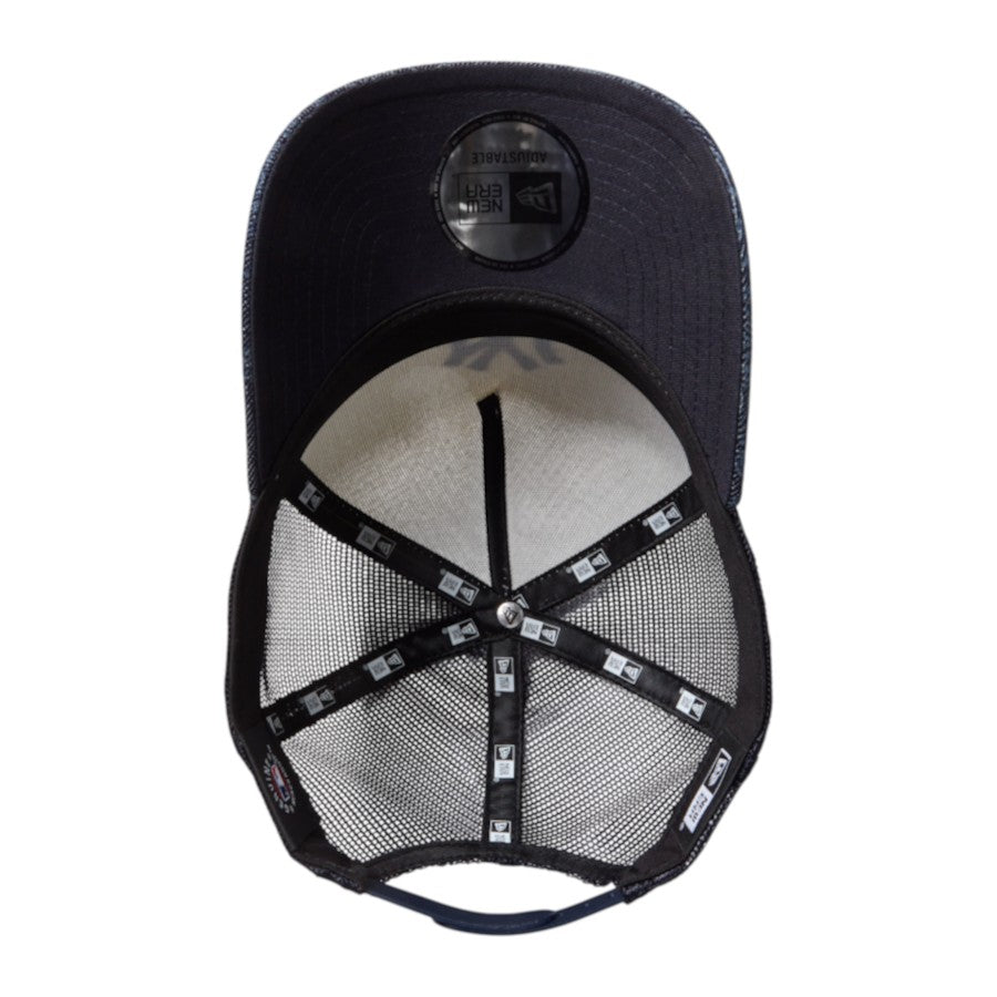 NEW ERA 9FORTY A-Frame Laser Burn Out Denim ヤンキース キャップ裏側 15137097