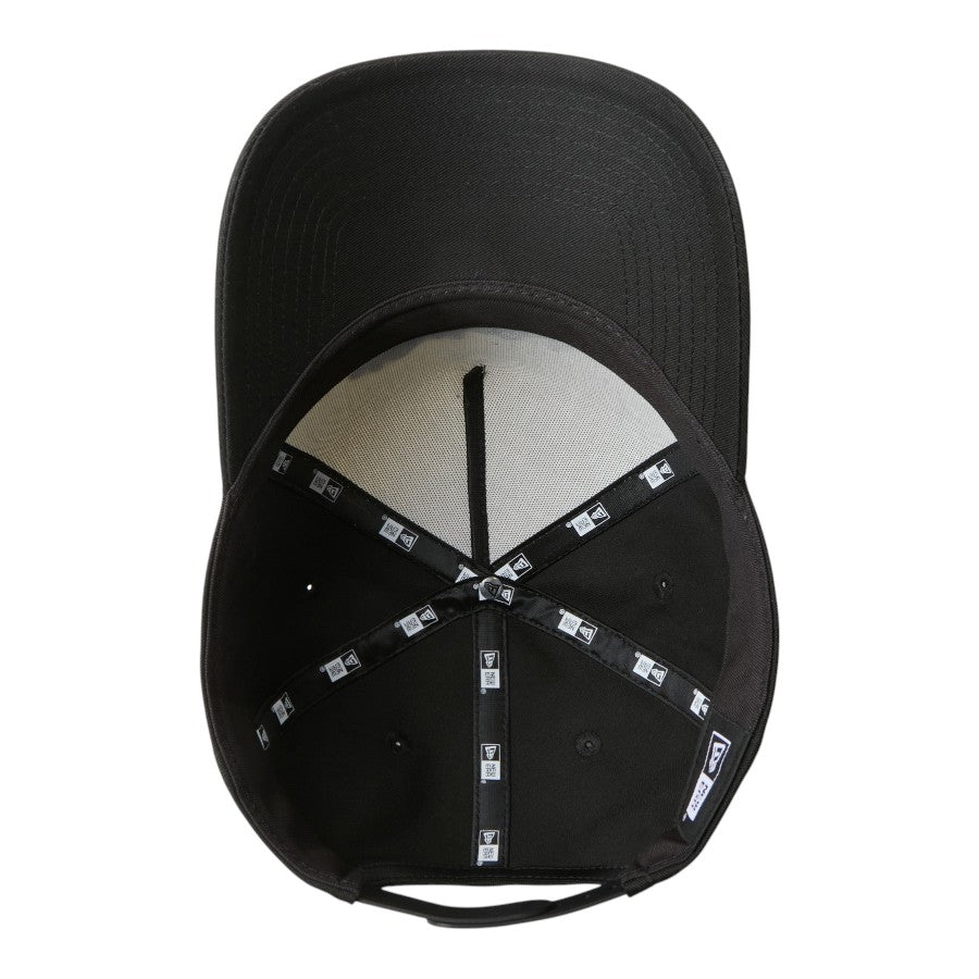 NEW ERA 9FORTY A-Frame Tagging Logo キャップ ブラック/クローム 裏側全体 15137116