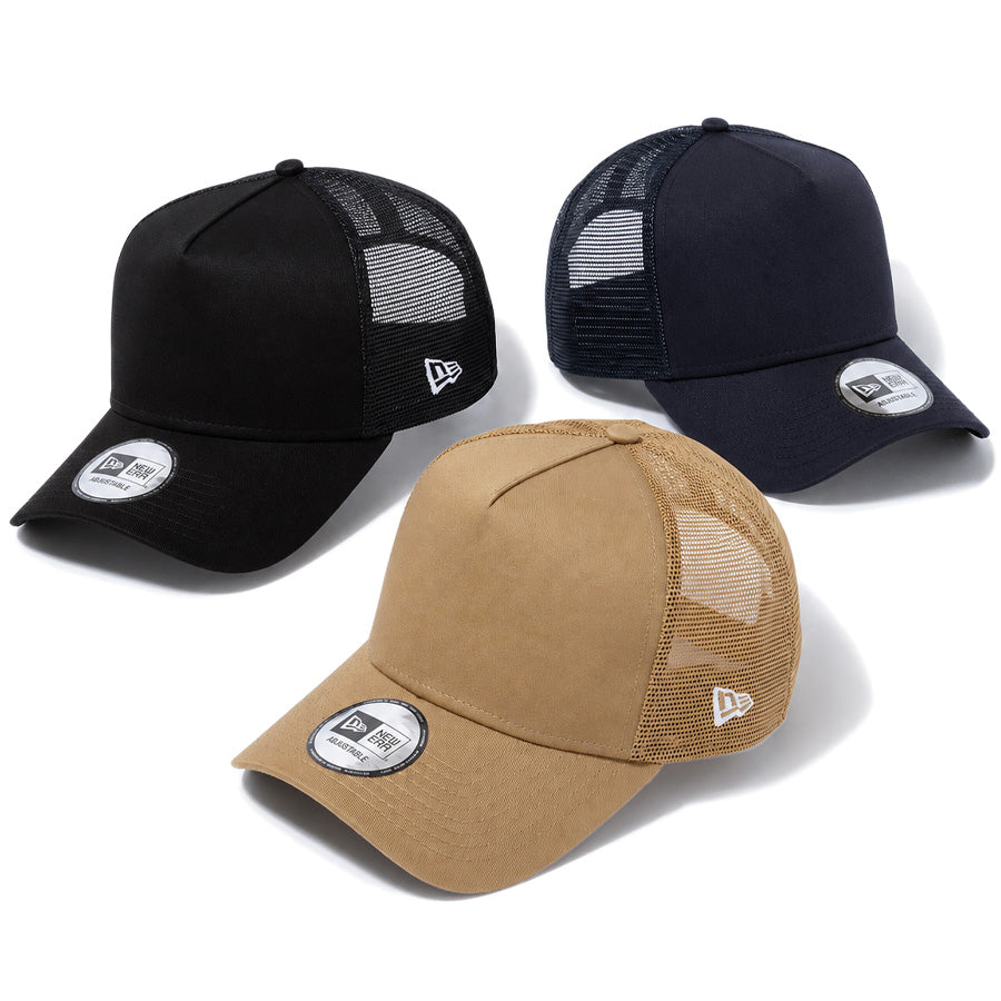 NEW ERA 9FORTY A-Frame トラッカー ベーシック ブラック ネイビー カーキ 3カラー