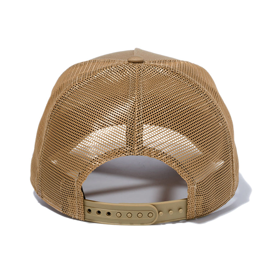 NEW ERA 9FORTY A-Frame トラッカー ベーシック カーキ 背面 14525004