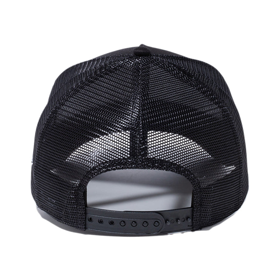 NEW ERA 9FORTY A-Frame トラッカー ボックスロゴ ブラック 背面アジャスター 14525001