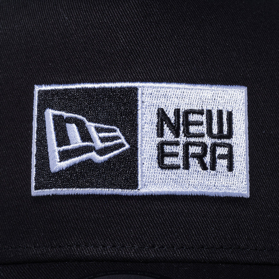 NEW ERA 9FORTY A-Frame トラッカー ボックスロゴ ブラック フロントロゴ刺繍 14525001