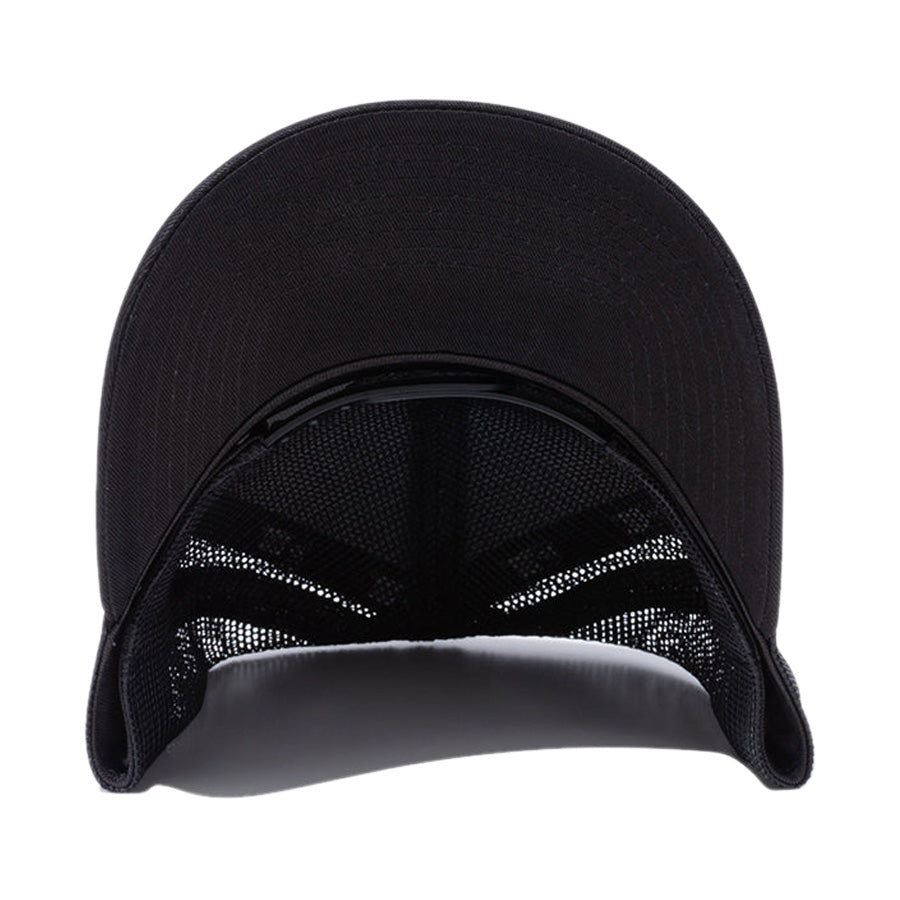 NEW ERA 9FORTY A-Frame トラッカー ボックスロゴ ブラック つば裏 14525001