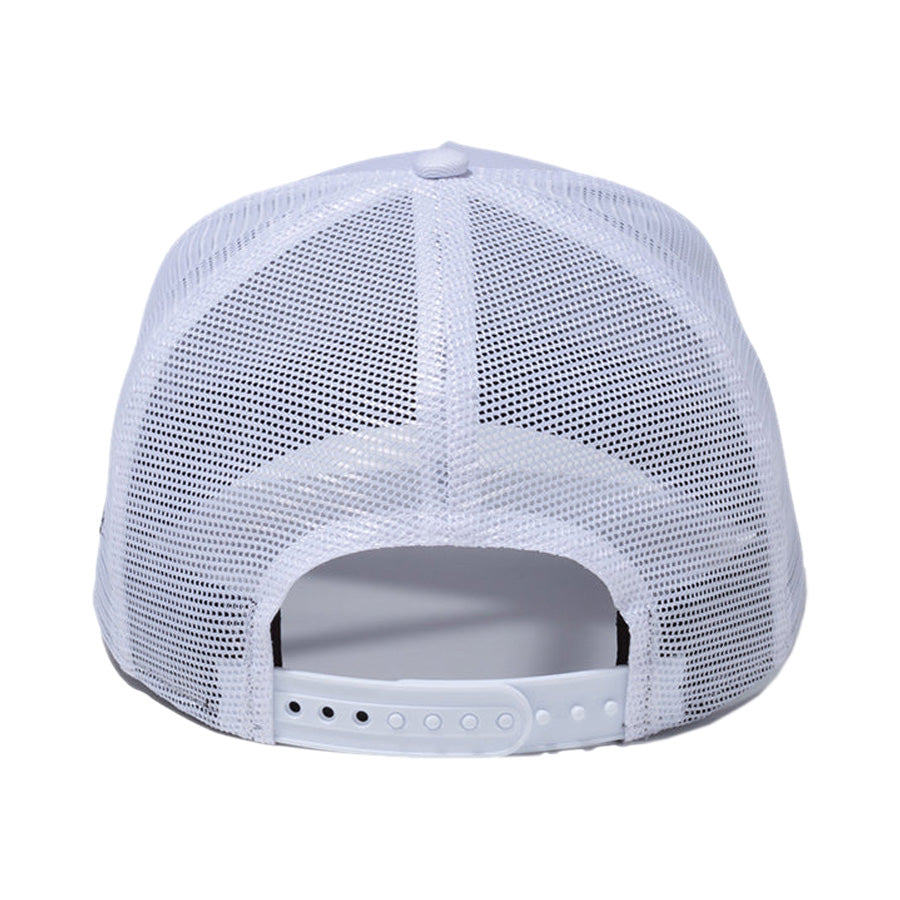 NEW ERA 9FORTY A-Frame トラッカー ボックスロゴ ホワイト 背面アジャスター 14524999
