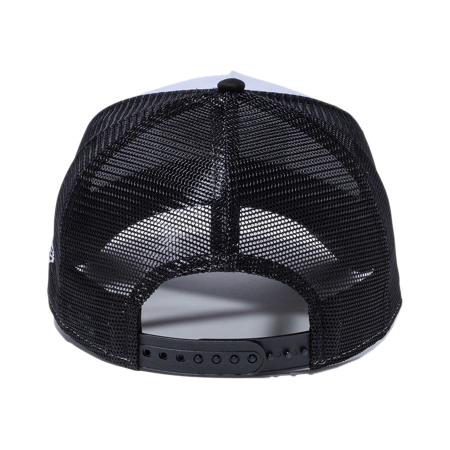 NEW ERA 9FORTY A-Frame トラッカー ボックスロゴ ホワイトパネル/ブラック 背面アジャスター 14525000