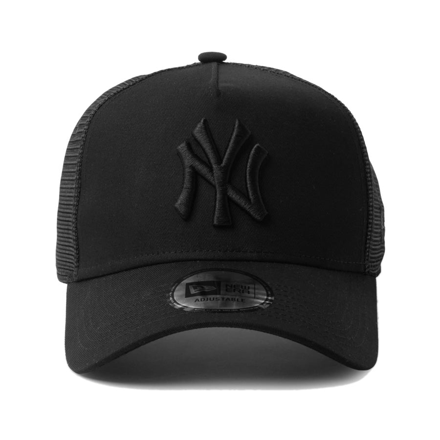 NEW ERA（ニューエラ）9FORTY A-Frame トラッカー ニューヨーク・ヤンキース メッシュキャップ ネイビー×ホワイト ブラック×ホワイト ブラック×ブラック