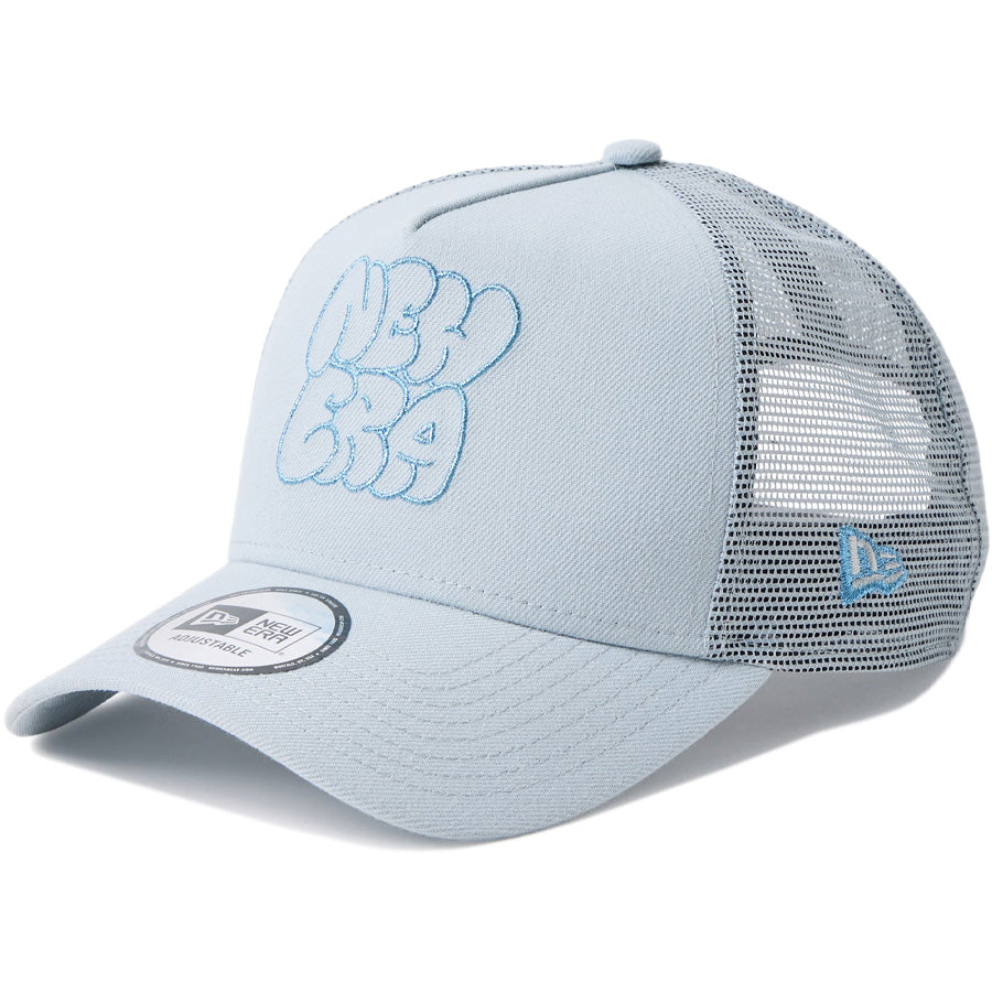 NEW ERA 9FORTY A-Frame キャップ グレー 左斜め