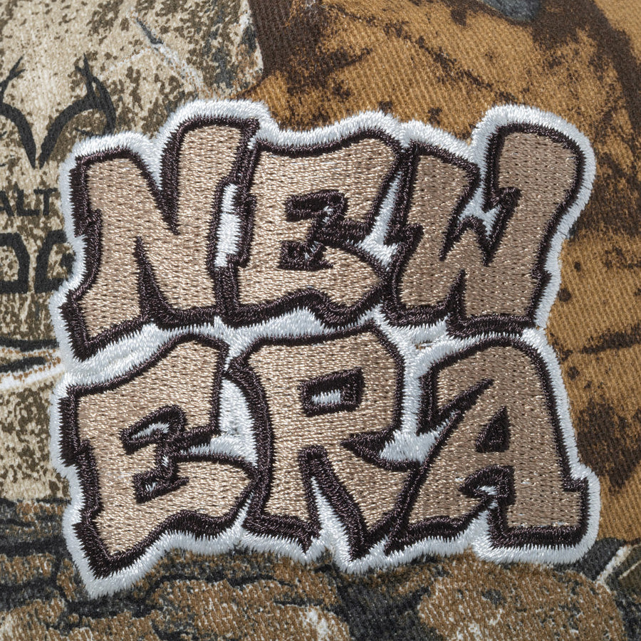 NEW ERA（ニューエラ）9FORTY A-Frame Wall Art キャップ リアルツリーカモ フロントロゴ詳細 15218995