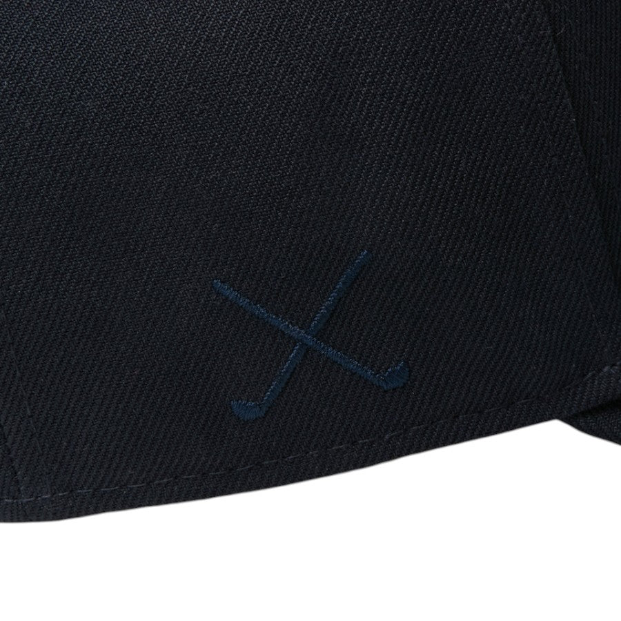 NEW ERA 9FORTY A-Frame ニューヨーク・ヤンキース ダブルロゴ キャップ ネイビー ゴルフアイコン刺繍アップ 15125363