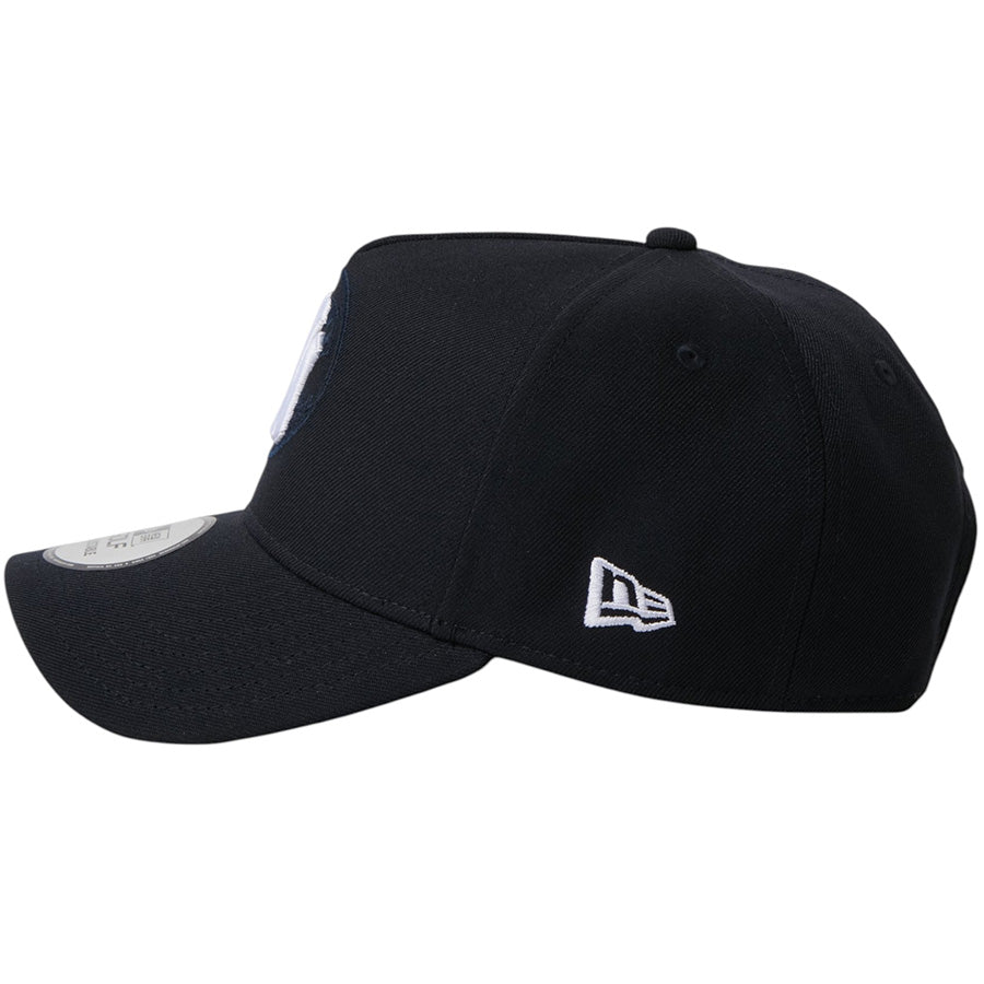 NEW ERA 9FORTY A-Frame ニューヨーク・ヤンキース ダブルロゴ キャップ ネイビー NEフラッグロゴ刺繍 15125363