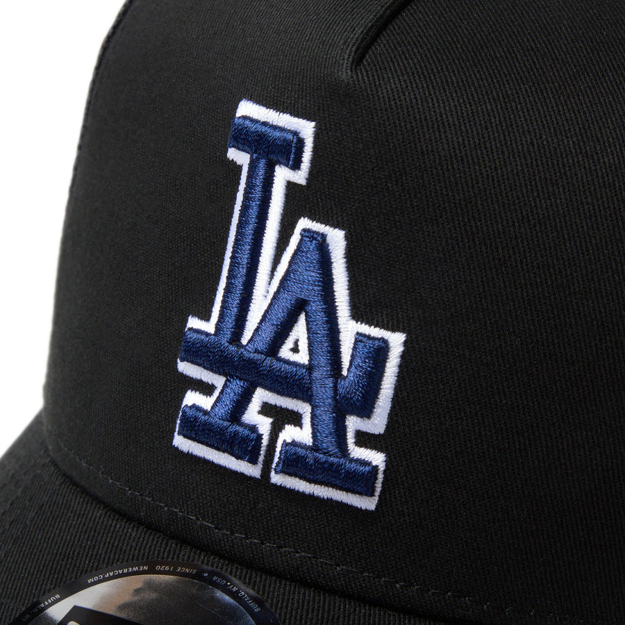NEW ERA 9FORTY A-Frame ドジャース フロントロゴ刺繍 ブラック