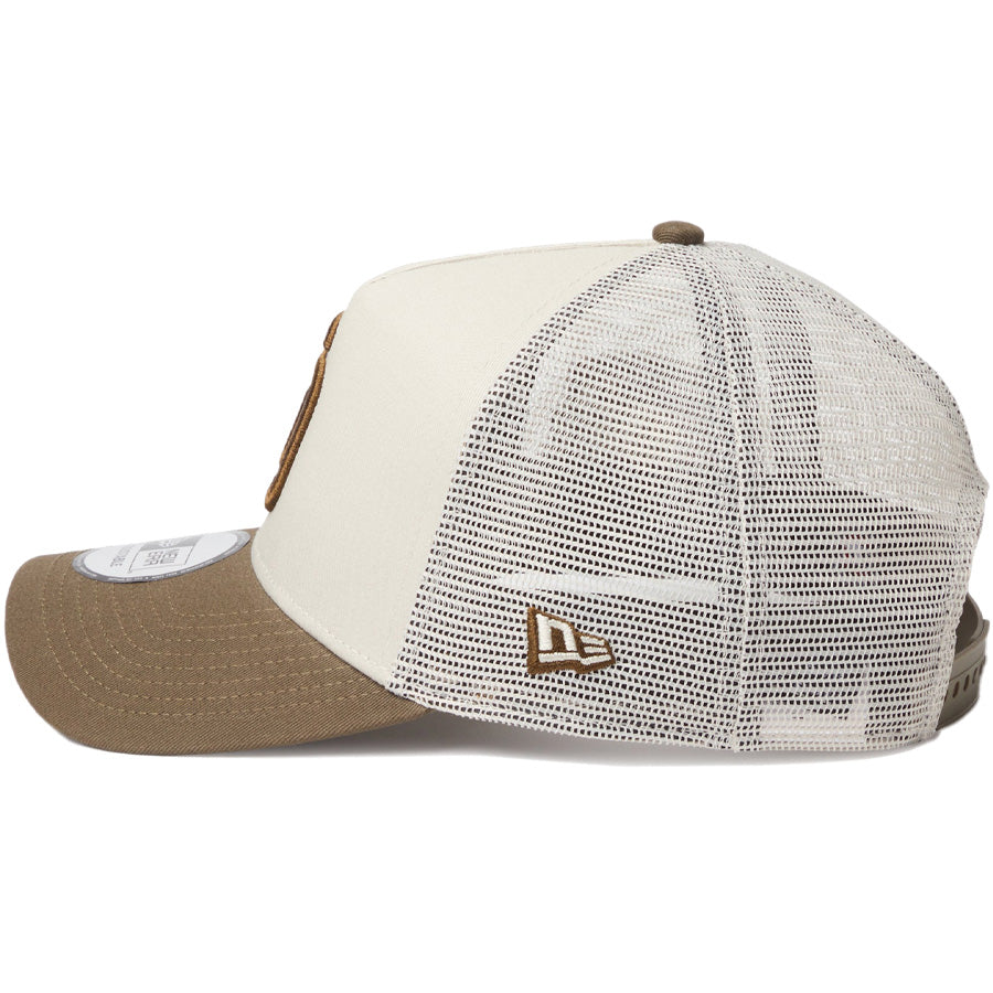 NEW ERA（ニューエラ）9FORTY A-Frame パドレス 左サイド NEフラッグ刺繍