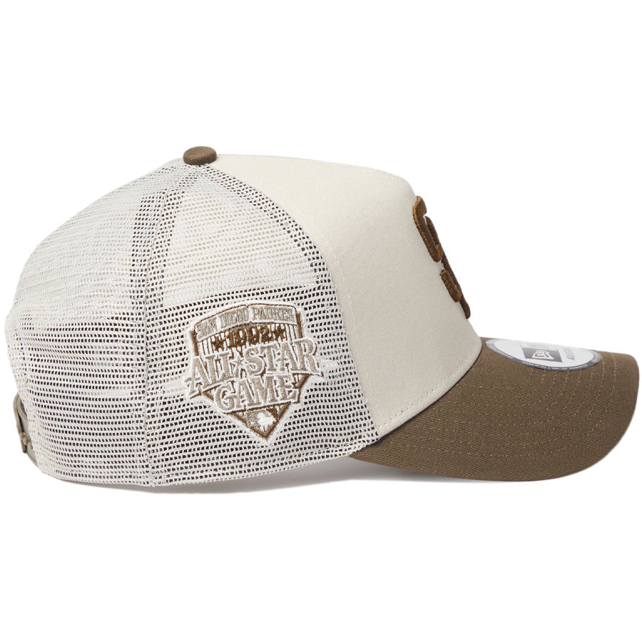 NEW ERA（ニューエラ）9FORTY A-Frame パドレス 右サイド MLBパッチデザイン