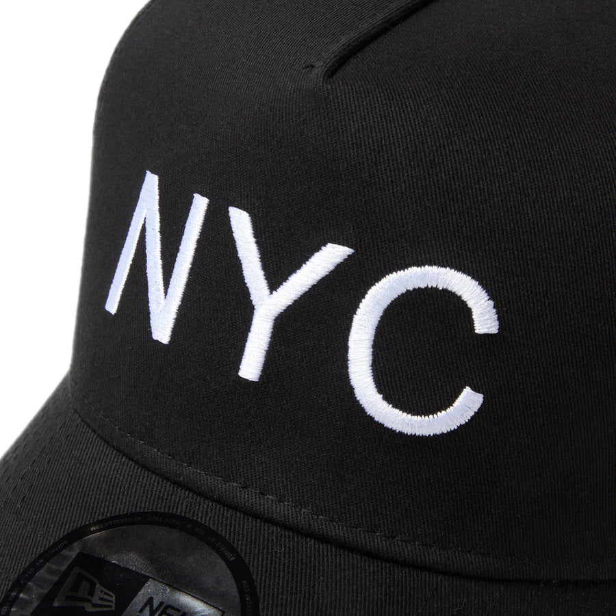 NEW ERA 9FORTY A-Frame トラッカー NYC メッシュキャップ フロントロゴ刺繍