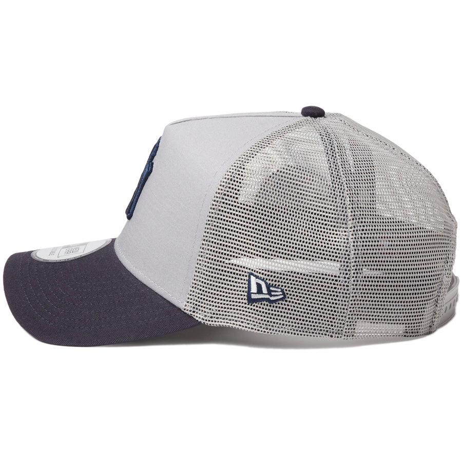 NEW ERA 9FORTY A-Frame ヤンキース NEフラッグ刺繍 左側デザイン