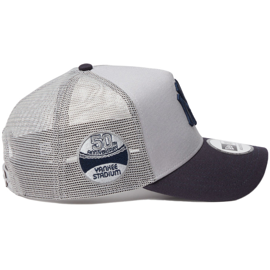 NEW ERA 9FORTY A-Frame ヤンキース MLBサイドパッチ 右側デザイン