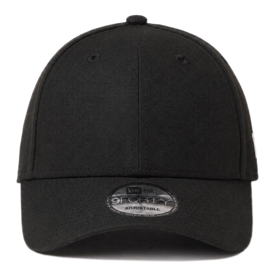 NEW ERA（ニューエラ）9FORTY ベーシック ブラック 正面