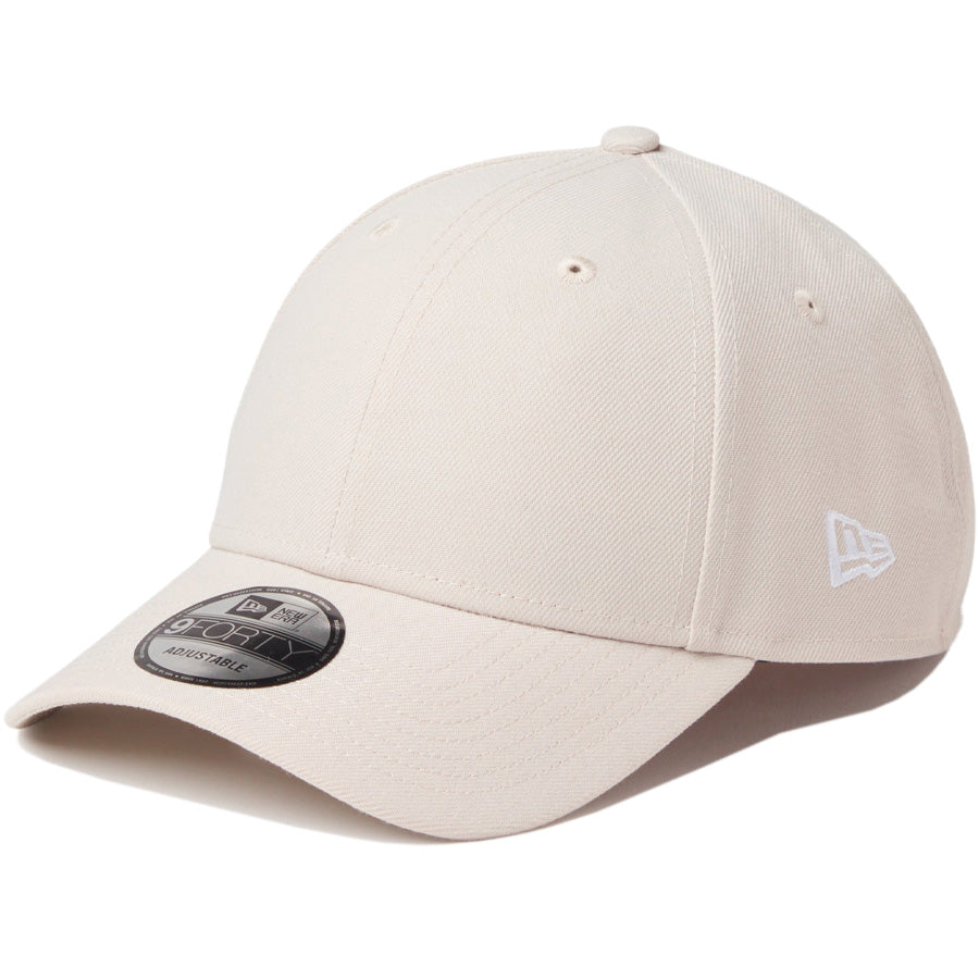 NEW ERA（ニューエラ）9FORTY ベーシック ストーン 左斜め