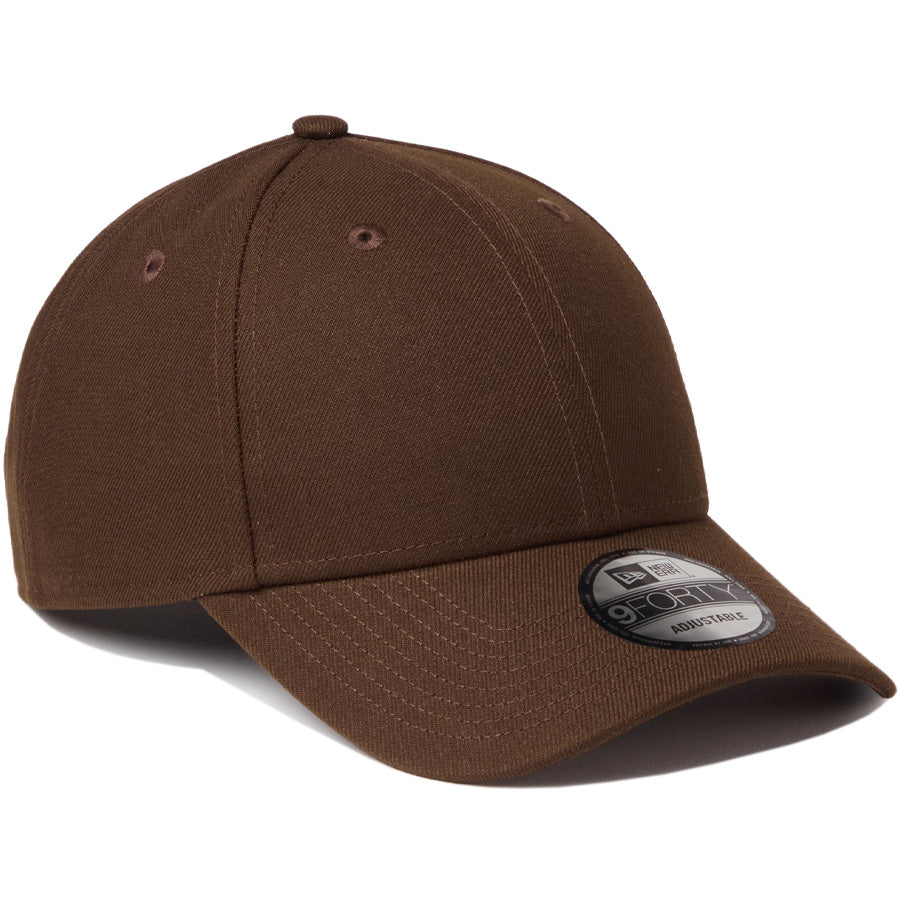 NEW ERA（ニューエラ）9FORTY ベーシック ウォルナット 右斜め