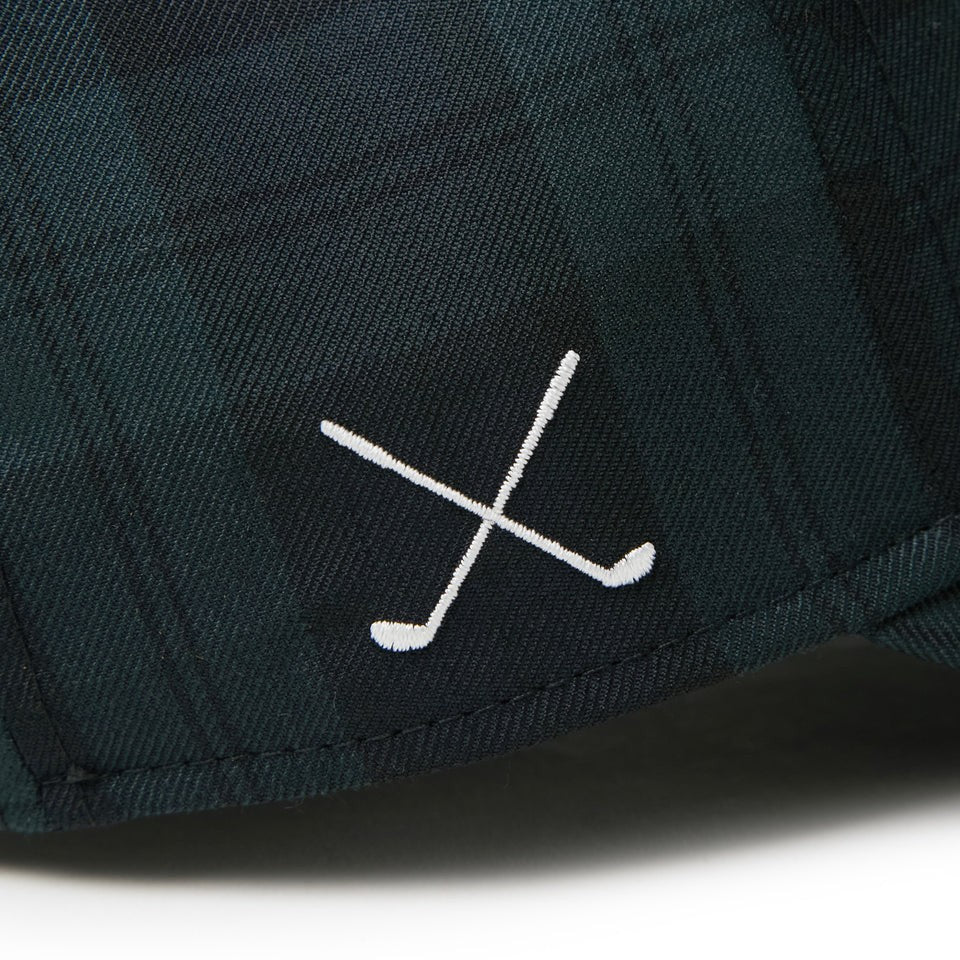 NEW ERA（ニューエラ）9FORTY Black Watch ブラックウォッチ ゴルフロゴ刺繍詳細 15125386