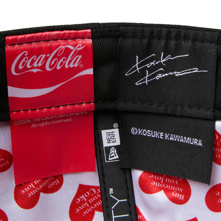 NEW ERA 9FORTY Coca-Cola 河村康輔 コラボキャップ ブラック コラボレーションタグ 15156410