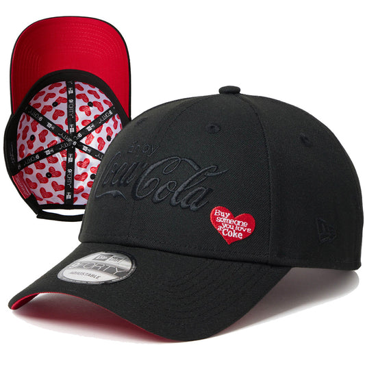 NEW ERA 9FORTY Coca-Cola 河村康輔 コラボキャップ ブラック 左斜め・裏側 15156410