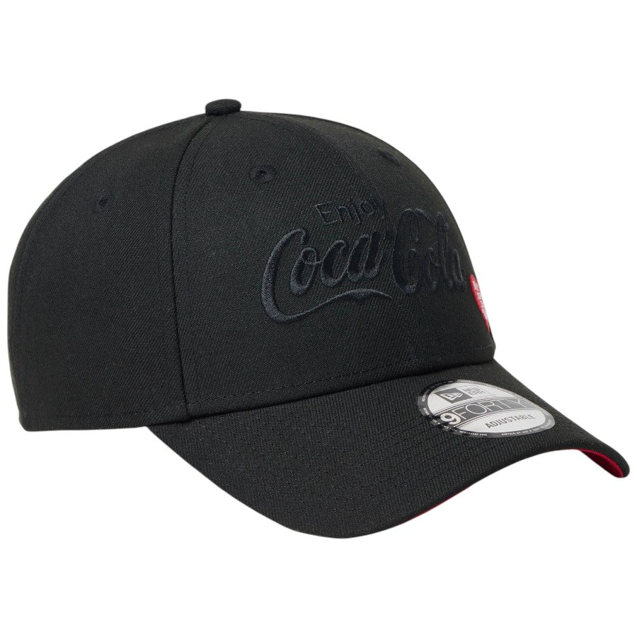 NEW ERA 9FORTY Coca-Cola 河村康輔 コラボキャップ ブラック 右斜め 15156410