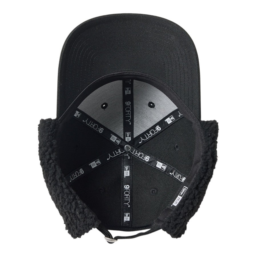 NEW ERA 9FORTY Dog Ear ドッグイヤー Black Patch キャップ ブラック 裏側 全体 15137032