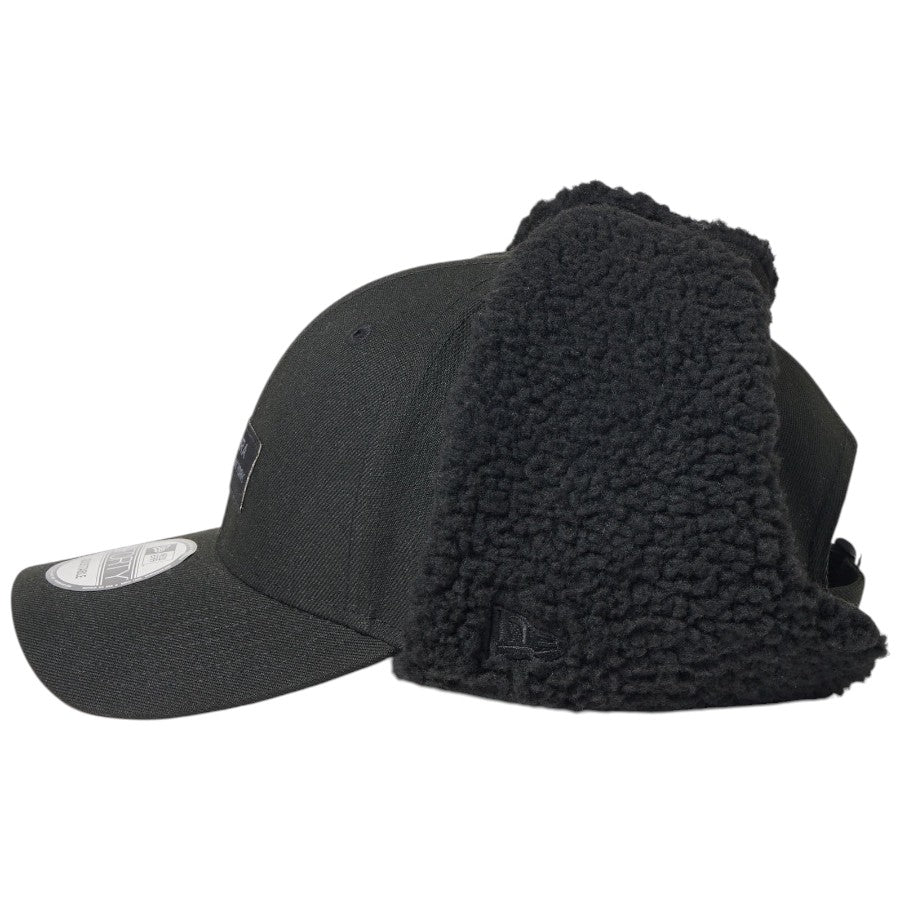NEW ERA 9FORTY Dog Ear ドッグイヤー Black Patch キャップ ブラック 左向き NEフラッグロゴ刺繍 15137032
