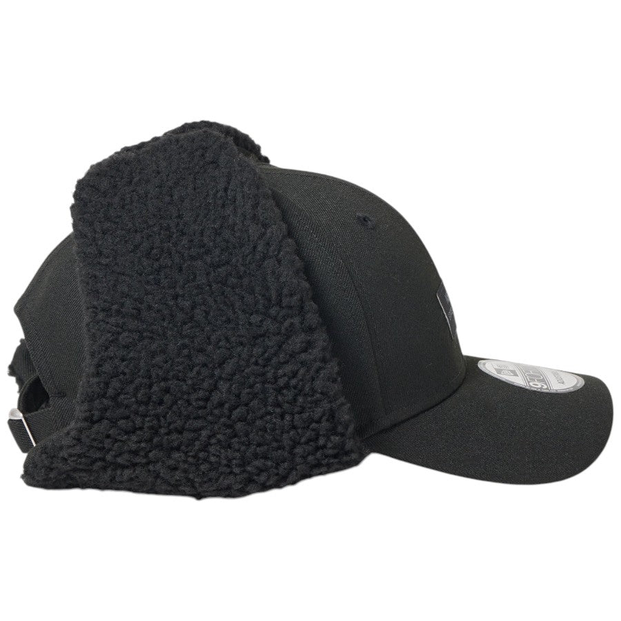 NEW ERA 9FORTY Dog Ear ドッグイヤー Black Patch キャップ ブラック 右向き 15137032