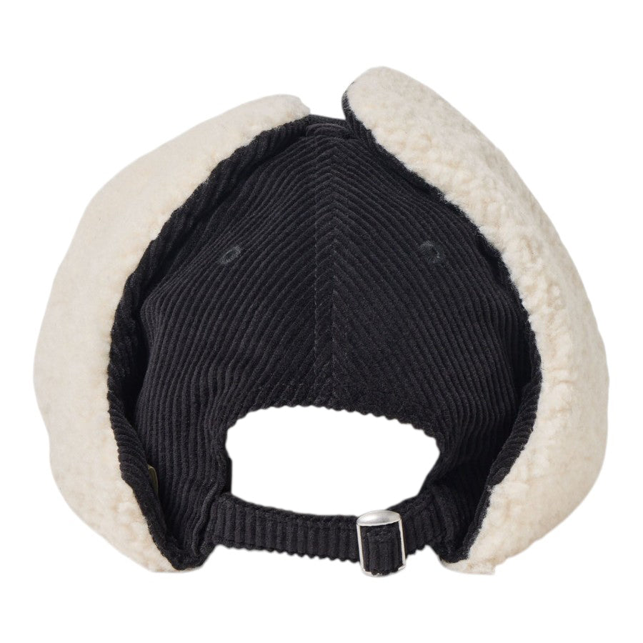 NEW ERA 9FORTY Dog Ear ドッグイヤー コーデュロイ キャップ ブラック 背面 サイズ調整用アジャスター 15137035