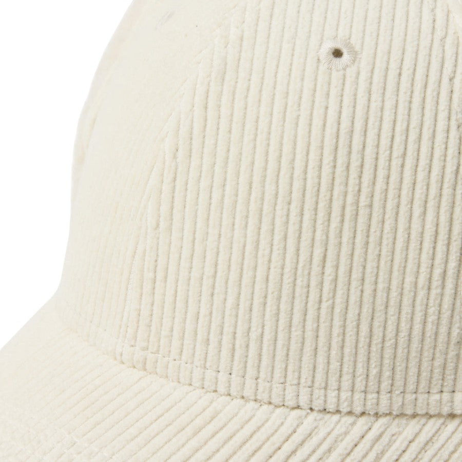 NEW ERA 9FORTY Dog Ear ドッグイヤー コーデュロイ キャップ アイボリー フロント 生地感 15137033