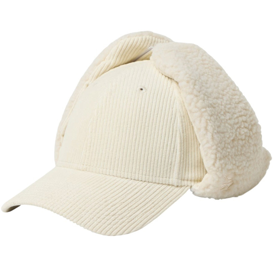 NEW ERA 9FORTY Dog Ear ドッグイヤー コーデュロイ キャップ アイボリー 左斜め向き 15137033